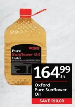 Oxford Freshmarket Oxford Pure Sunflower Oil offer