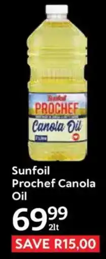 Oxford Freshmarket Sunfoil Prochef Canola Oil offer
