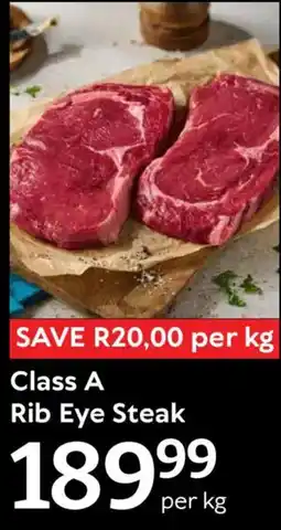 Oxford Freshmarket Class A Rib Eye Steak offer
