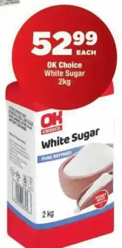 OK Foods OK Choice White Sugar offer