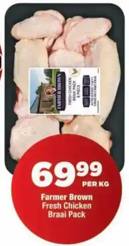 OK Foods Farmer Brown Fresh Chicken Braai Pack offer