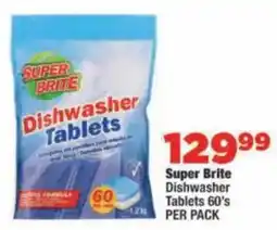 OK Foods Super Brite Dishwasher Tablets offer