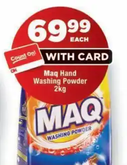 OK Foods Maq Hand Washing Powder offer