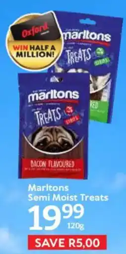 Oxford Freshmarket Marltons Semi Moist Treats offer