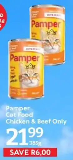 Oxford Freshmarket Pamper Cat Food Chicken & Beef Only offer