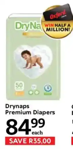 Oxford Freshmarket Drynaps Premium Diapers offer