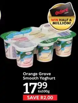 Oxford Freshmarket Orange Grove Smooth Yoghurt offer