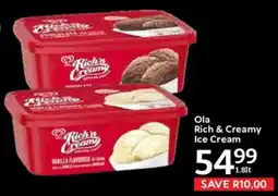 Oxford Freshmarket Ola Rich & Creamy Ice Cream offer