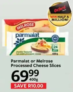 Oxford Freshmarket Parmalat or Melrose Processed Cheese Slices offer