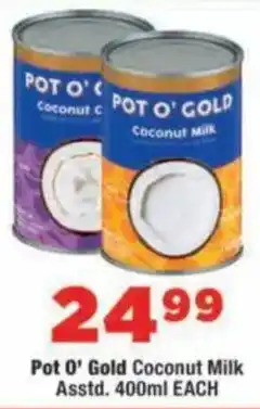 OK Foods Pot O' Gold Coconut Milk offer