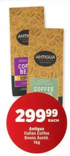 OK Foods Antigua Italian Coffee Beans offer