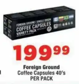 OK Foods Foreign Ground Coffee Capsules offer