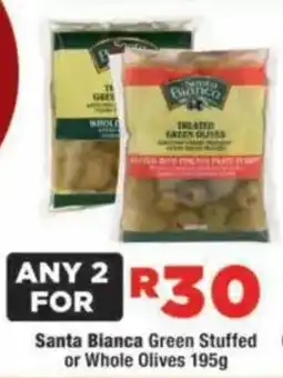 OK Foods Santa Bianca Green Stuffed or Whole Olives offer