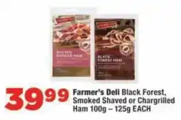 OK Foods Farmer's Deli Black Forest, Smoked Shaved or Chargrilled Ham offer