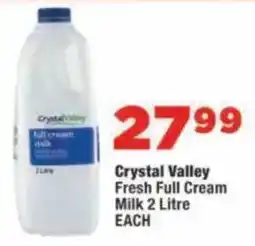 OK Foods Crystal Valley Fresh Full Cream Milk offer