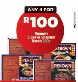 OK Foods Renown Diced or Shoulder Bacon offer