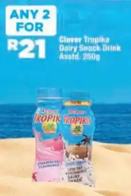 OK Foods Clover Tropika Dairy Snack Drink offer