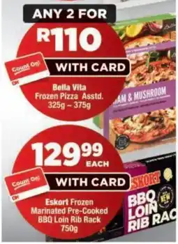 OK Foods Bella Vita Frozen Pizza Assorted offer