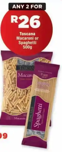 OK Foods Toscana Macaroni or Spaghetti offer