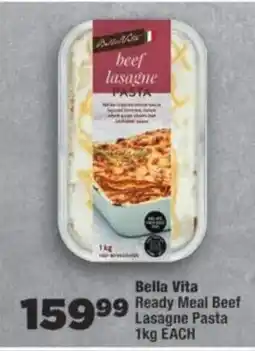 OK Foods Bella Vita Ready Meal Beef Lasagne Pasta offer