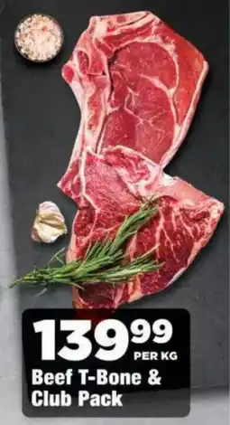 OK Foods Beef T-Bone & Club Pack offer