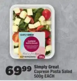 OK Foods Simply Great Caprese Pasta Salad offer