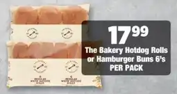 OK Foods The Bakery Hotdog Rolls or Hamburger Buns 6's offer