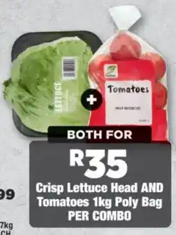 OK Foods Crisp Lettuce Head AND Tomatoes offer
