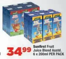 OK Foods Sunfirst Fruit Juice Blend Assorted offer