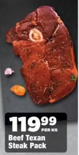 OK Foods Beef Texan Steak Pack offer