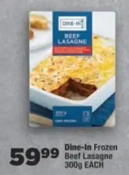 OK Foods Dine-In Frozen Beef Lasagne offer