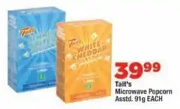 OK Foods Tait's Microwave Popcorn offer