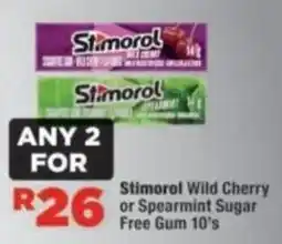OK Foods Stimorol Sugar Free Gum offer