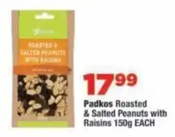 OK Foods Padkos Roasted & Salted Peanuts with Raisins offer