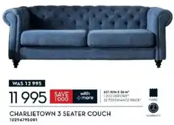 Rochester Charlietown 3 Seater Couch offer