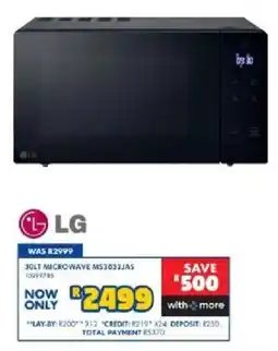 Russells LG 30LT Microwave MS3032JAS offer