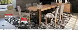 Rochester DUNBAR DINING TABLE + 8 OTTAWA DINING CHAIRS offer