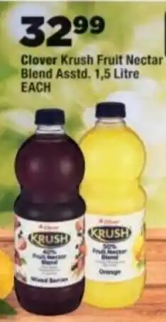 OK Foods Clover Krush Fruit Nectar Blend offer