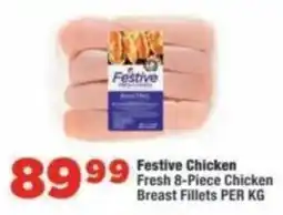 OK Foods Festive Chicken Fresh 8-Piece Chicken Breast Fillets offer