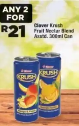 OK Foods Clover Krush Fruit Nectar Blend offer