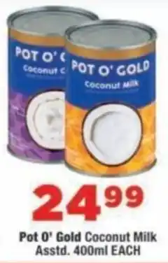 OK Foods Pot O' Gold Coconut Milk offer