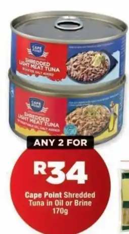 OK Foods Cape Point Shredded Tuna in Oil or Brine offer
