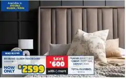 Russells Brisbane Queen Headboard offer