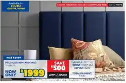 Russells FIELD QUEEN HEADBOARD offer