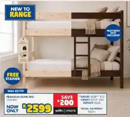 Russells Franklin Bunk Bed offer