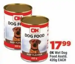 OK Foods OK Wet Dog Food offer