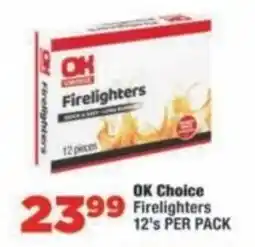 OK Foods OK Choice Firelighters offer