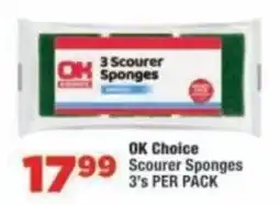 OK Foods OK Choice Scourer Sponges offer