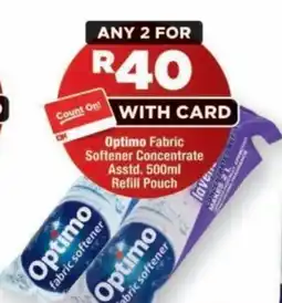 OK Foods Optimo Fabric Softener Concentrate offer