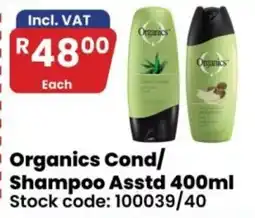 Africa Cash and Carry Organics Cond/Shampoo Assorted offer